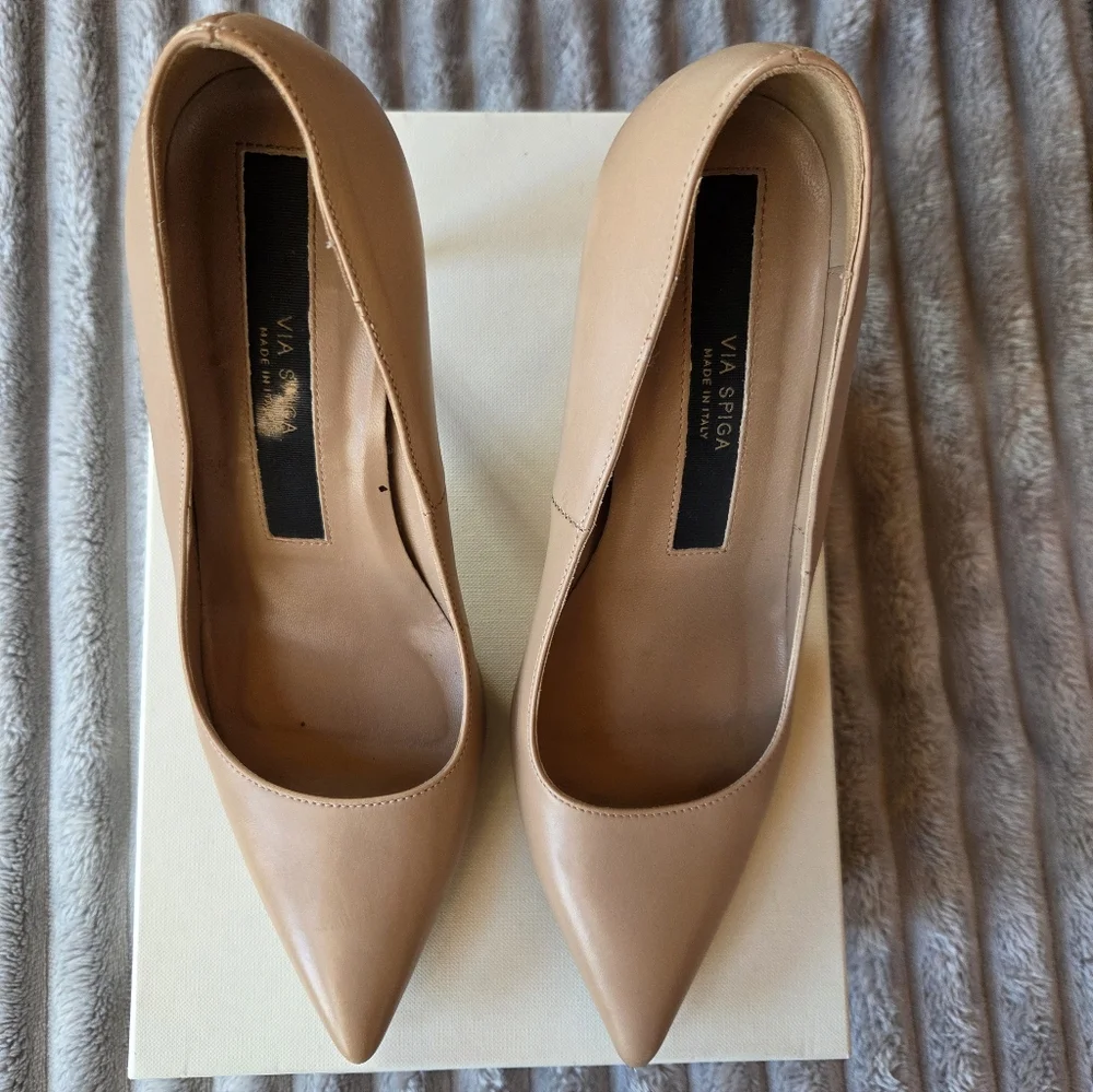 Via Spiga Women's Nude Pumps Size 6.5 - Picture 1 of 10